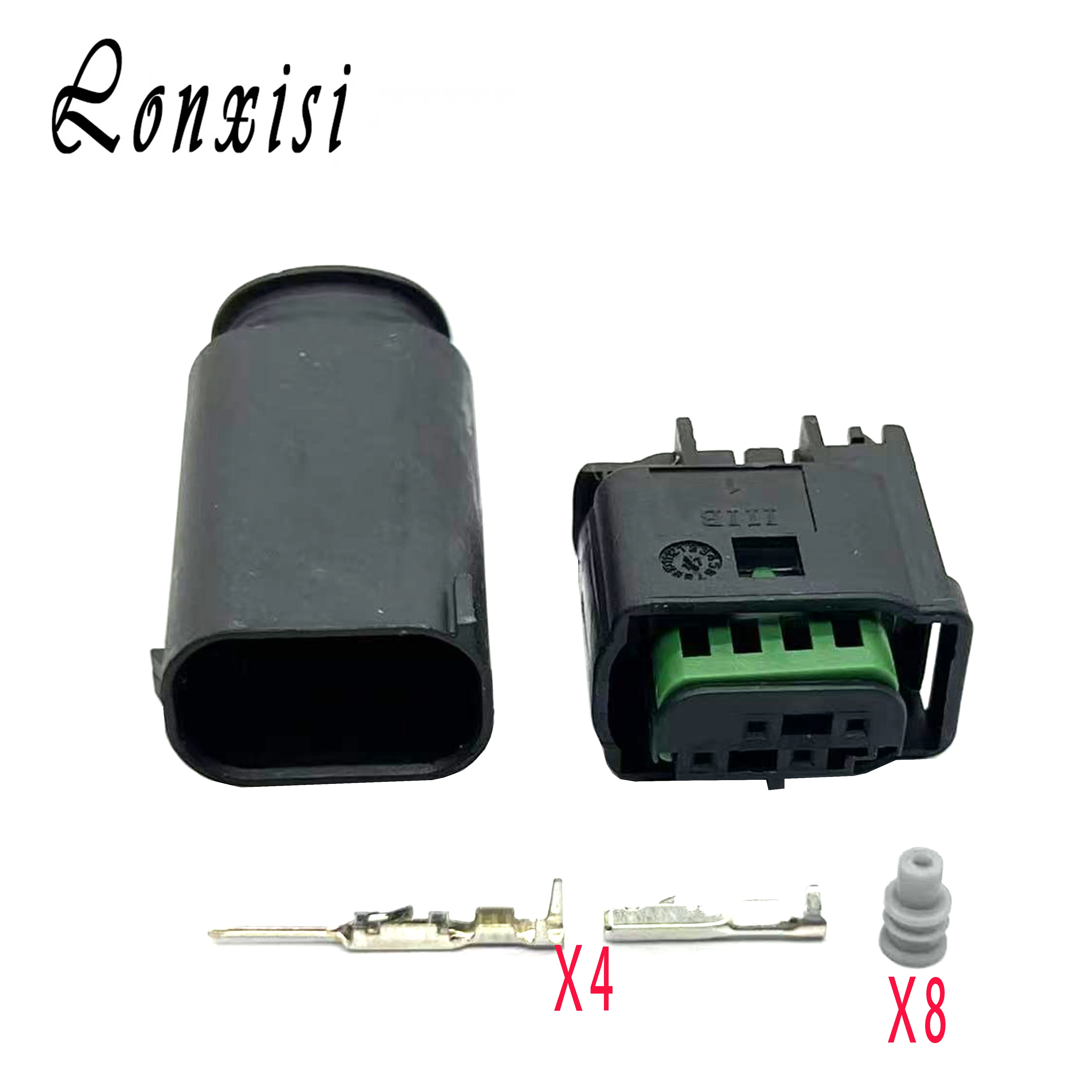 

1/5/10/20 Sets 4 Pin 8E0971934 Car Male Female Car Restrictor Sensor Auto Sealed Connectors 1-967640-1 For VW Audi