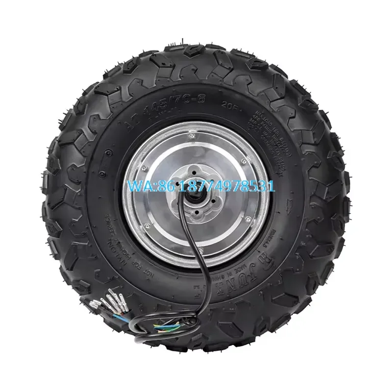 Wmwmnu 14.5 Inch High Torque Low Speed Split Single Double Shaft Gear Hub Motor for Agriculture Vehicle