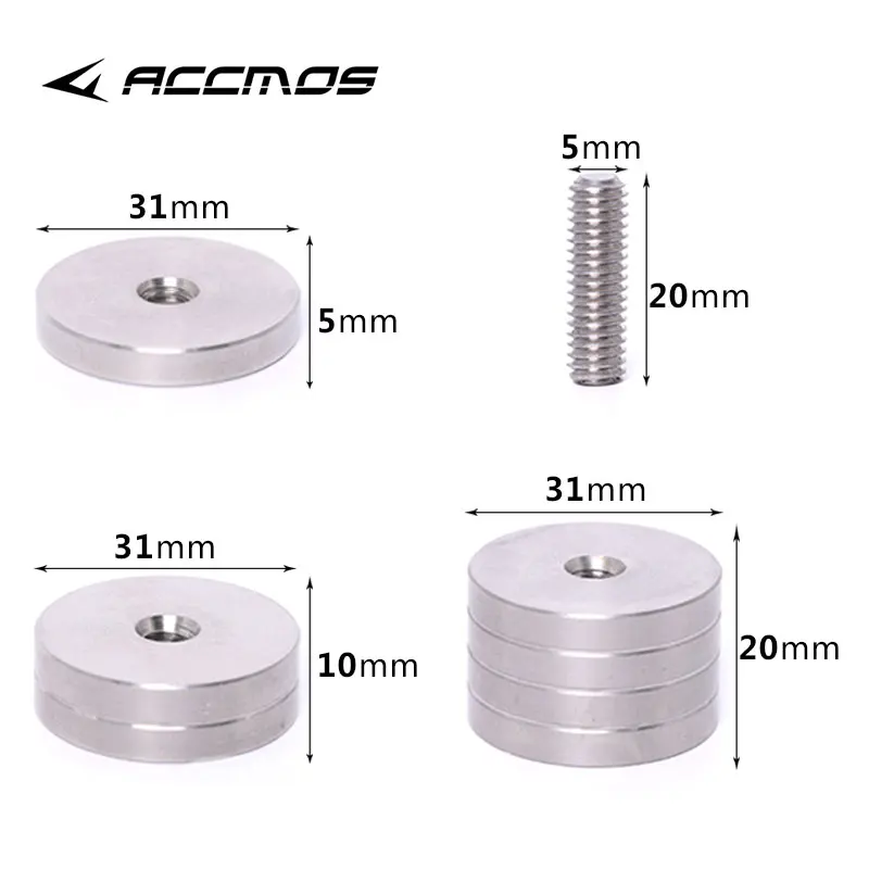 Archery Stabilizer Additional Counterweight Balancer Fit Recurve Compound Device Balance Shock Absorber Spare Weight