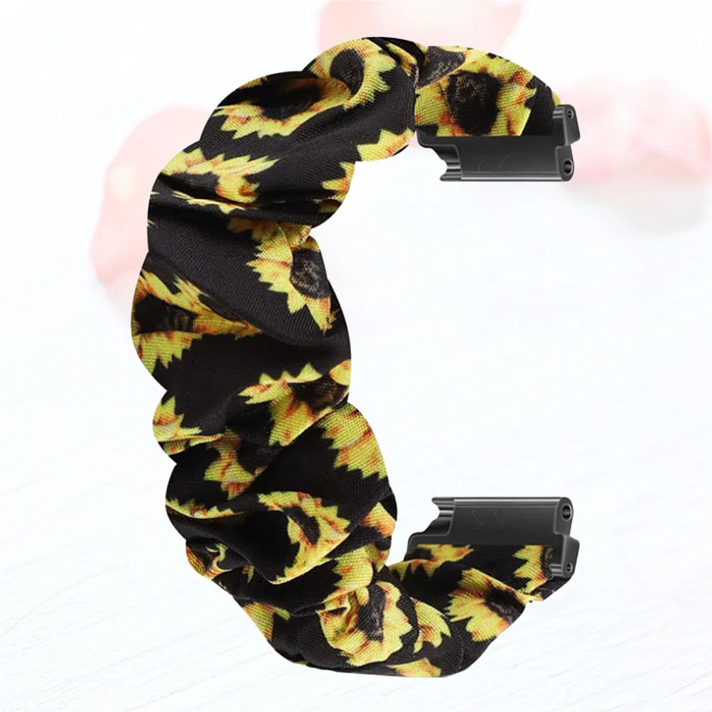 

Cloth Watch Strap Colorful Printed Premium Stylish Breathable Replacement Soft Wristband Smart Watch Band for