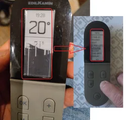 LCD Display For EDILKAMIN Asola Thermostat repair screen matrix