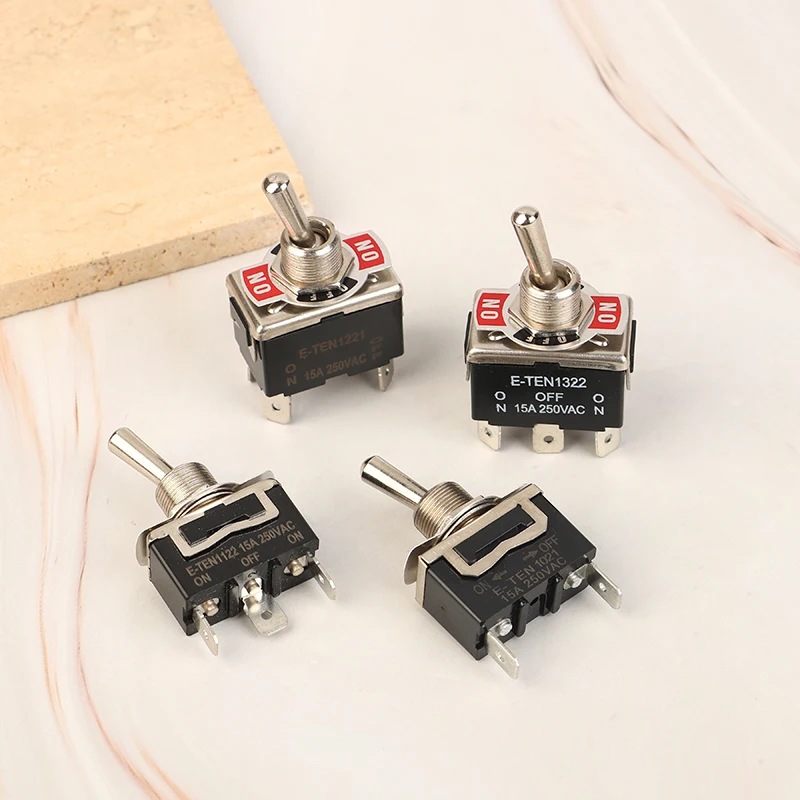 5Pcs Heavy Duty Car Boat Rocker Toggle Switch 15A 250V 2Pin SPST ON/OFF Rocker Switches With Waterproof Boot Spst Rocker Switch