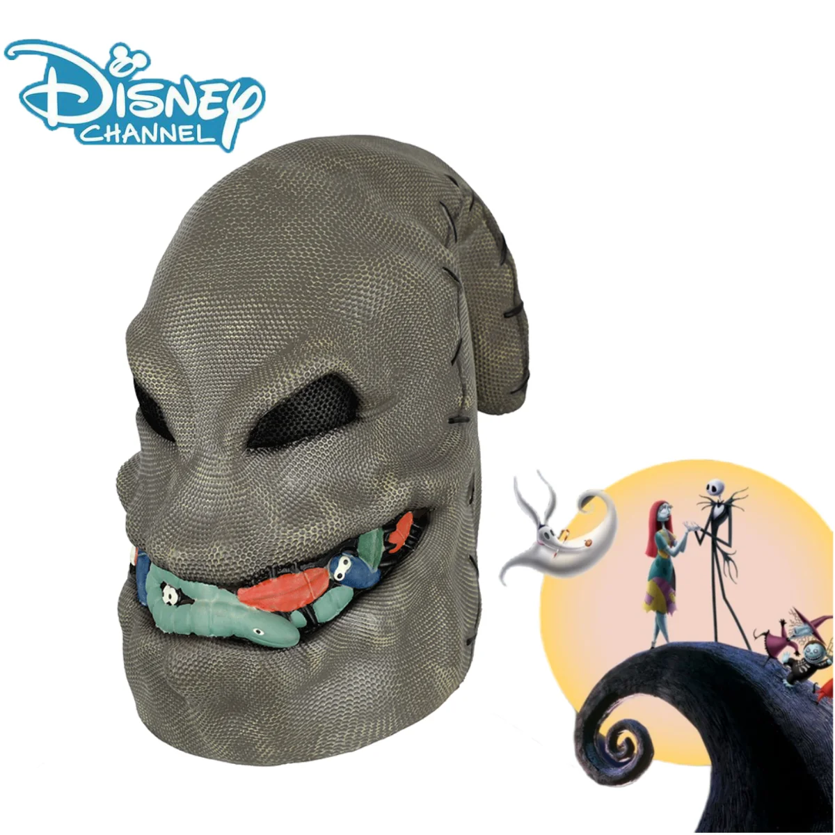 

Hot Selling Disney Christmas Fright Night Latex Mask Cartoon Horror Scarecrow Halloween Horror Ghost Mask Costume Show Props