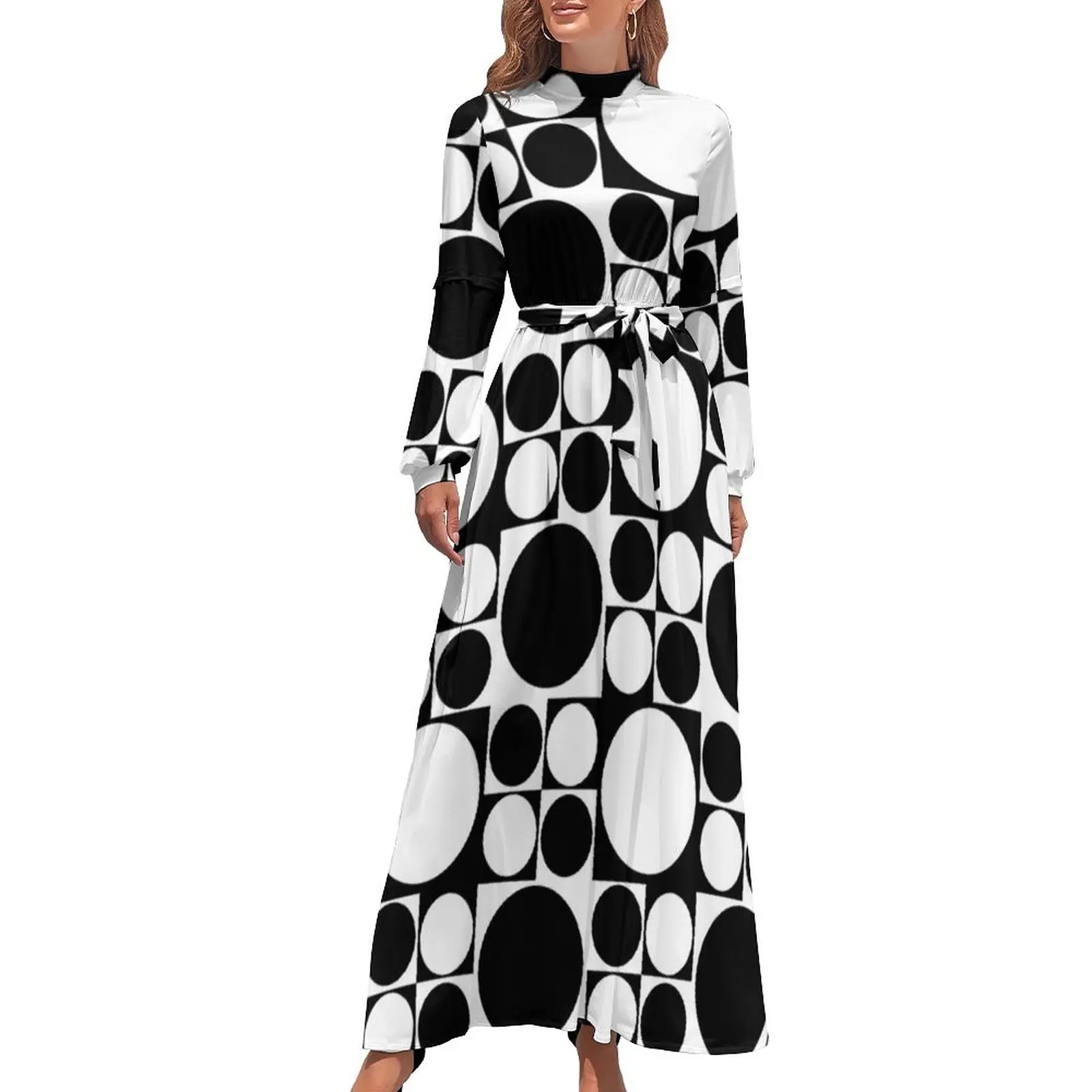 

Mod op art dress Long Dress african dresses for woman Women dresses summer