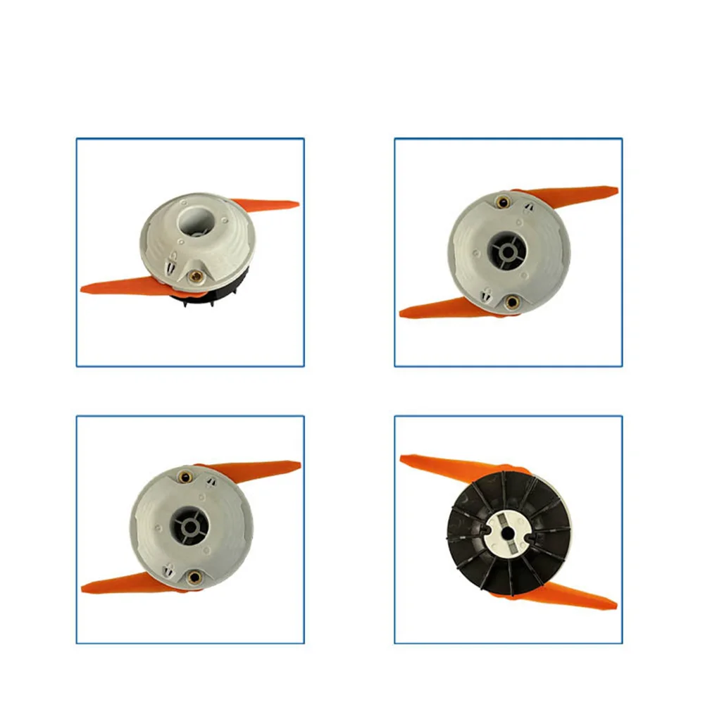 Trimmer Head Model 4008 710 2102 for FSA45 Power Trimmer with Resistant Plastic Construction and 2 Blade Cutting Geometry