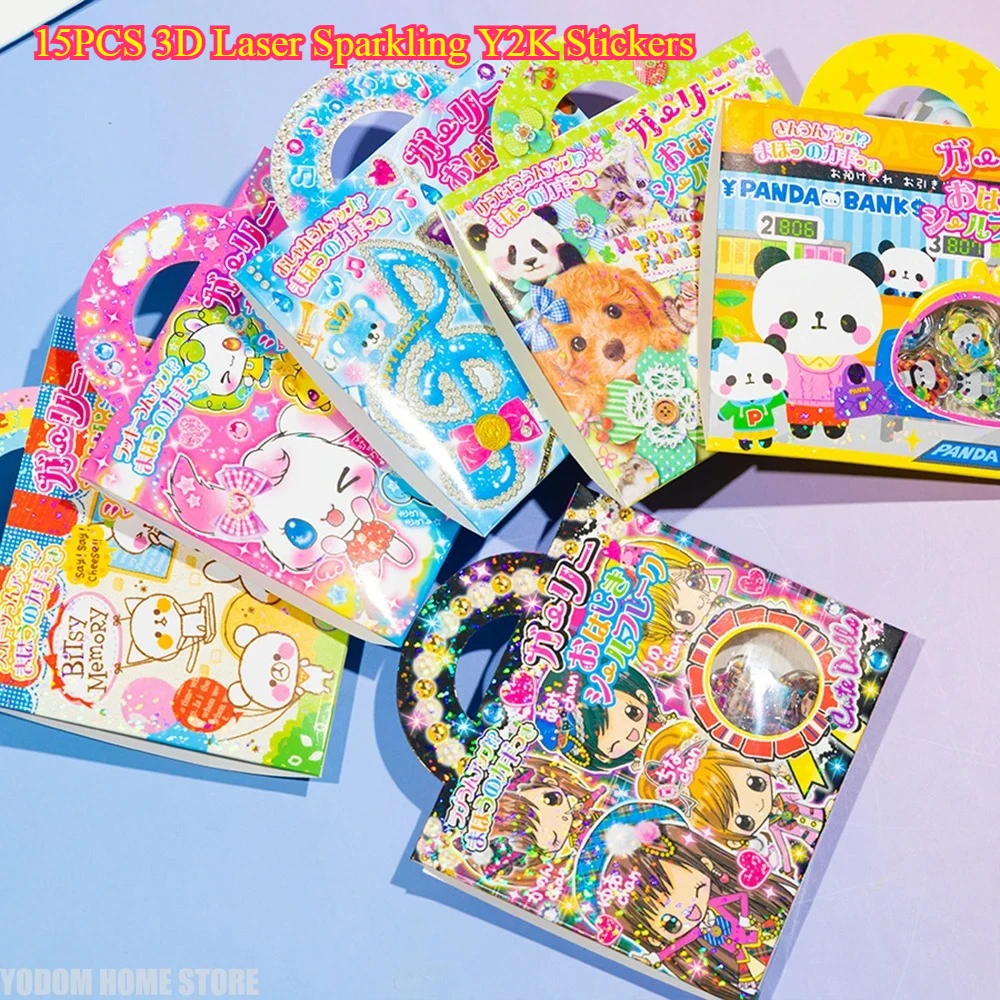 �y�Z�[�����z15 �� 3D ���[�U�[ �X�p�[�N�����O Y2K �X�e�b�J�[ - �N���X�^�� �n�[�g & �����f�J�[���A�d�b�P�[�X�p�A���킢�� DIY ����