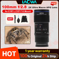 Venus Optics Laowa 100mm f/2.8 2X Ultra Macro APO Lens for Sony E for Canon EF for Leica L Nikon Z
