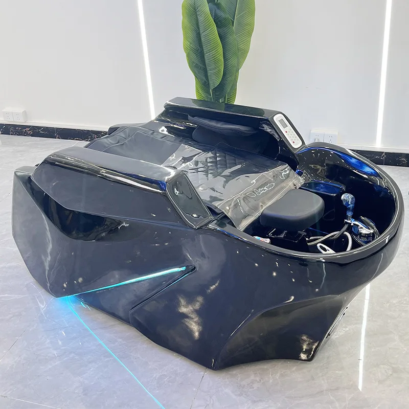

New Fully Automatic Intelligent Electric Massage Shampoo Bed, Beauty Salon Hair and Scalp Therapy Fumigation Electric Bed