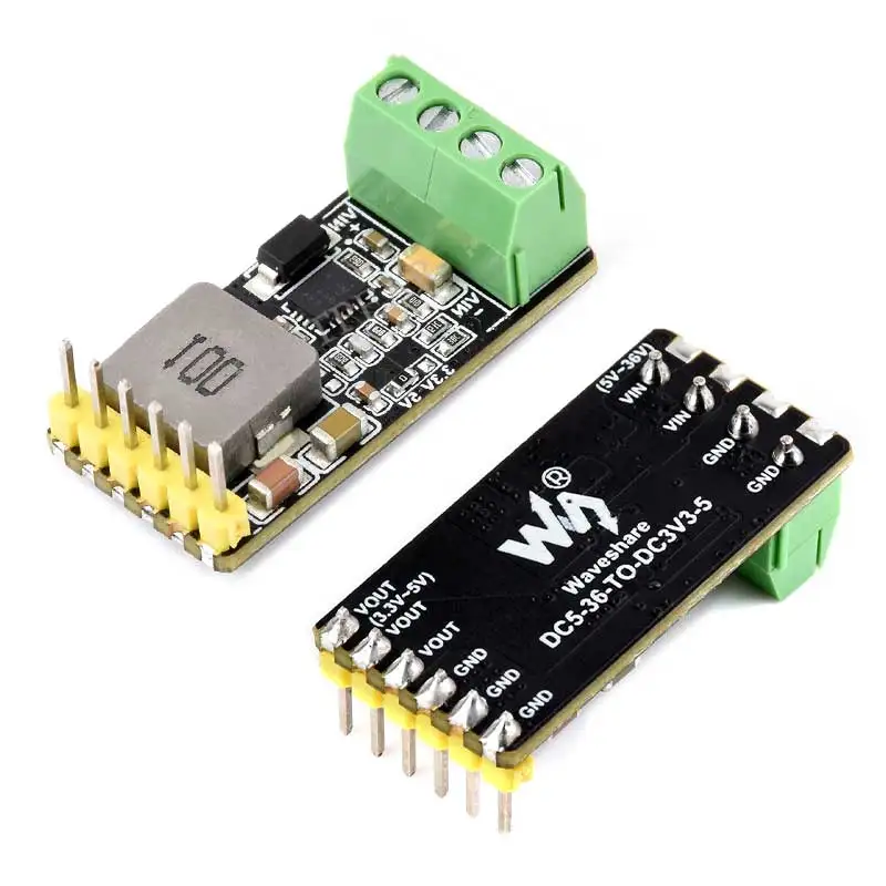 DC-DC Step-Down Mini-spanningsmodule Ingang 5 ~ 36V spanningsuitgang 5V/3,3V 4A