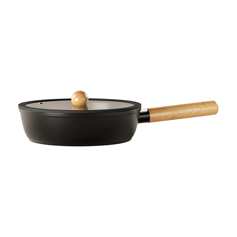 

Flat bottom, non-stick, frying pan for household use, induction cooker, gas stove, special thickening