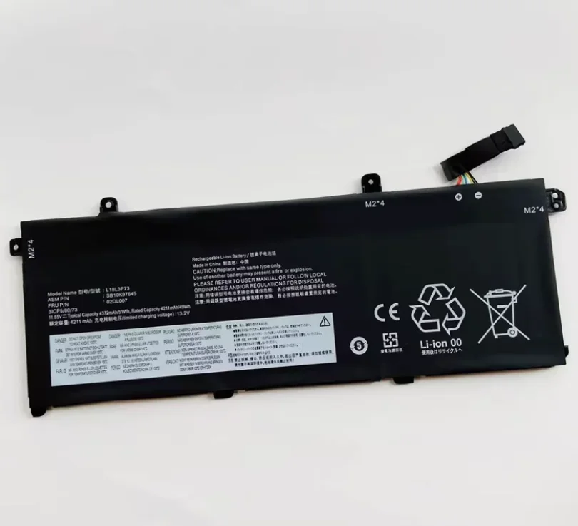 L18C3P72 Laptop Battery For Lenovo ThinkPad T490 T495 P43S TP00103 L18C3P71 L18M3P73 SB10T83122 02DL007 5B10W13877 51Wh