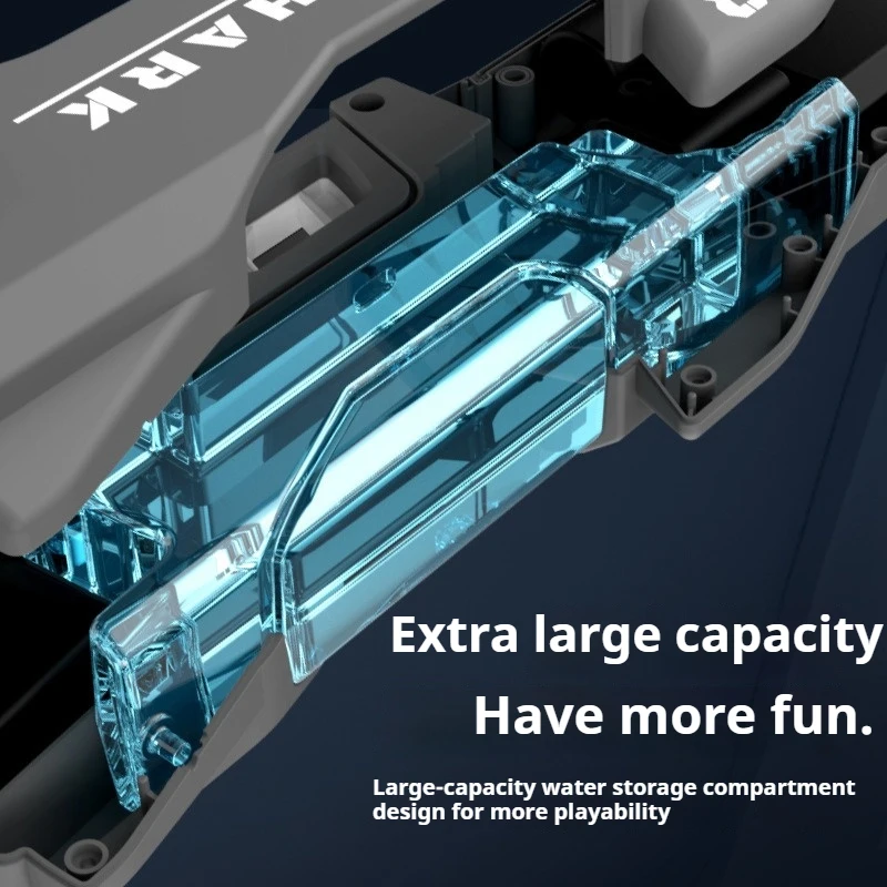 Nowy rekin elektryczny automatyczny pistolet do tryskania z pochłanianiem wody o dużej pojemności, wysokociśnieniowy, odporny na przecieki letnia