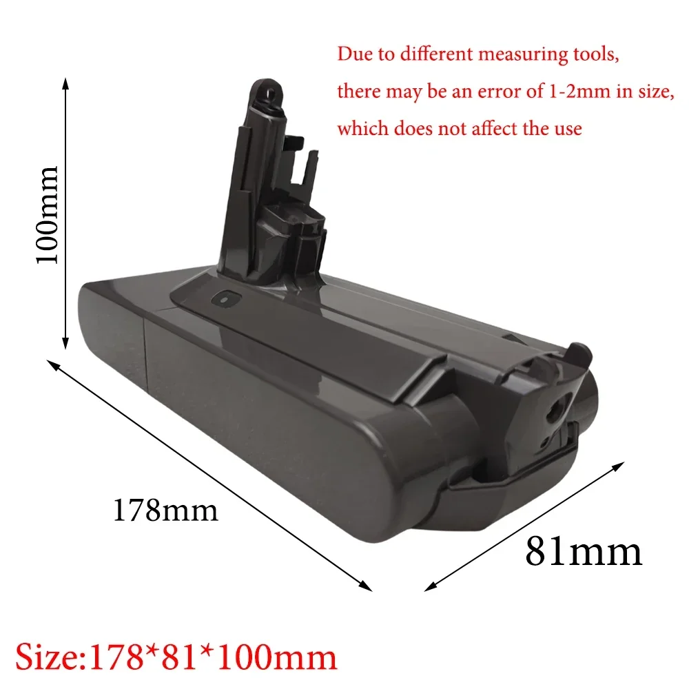 

25.2V 6000/8000/10000mAh Vacuum Cleaner battery for Dyson V11 SV14 Cyclone Animal Absolute Total Clean Rechargeable Battery