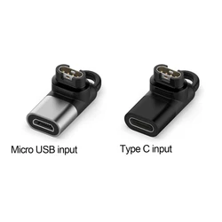 USB C Type C Female to 4pin Charge Converter for Garmin Fenix 5/5S/5X/6 Forerunner 45/45S/245/245M/935 Smart Watch