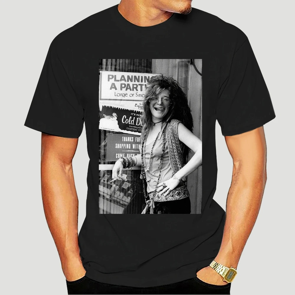 Janis Joplin T Shirt Tops New Unisex Funny Tee Shirt New Fashion Design 0244X