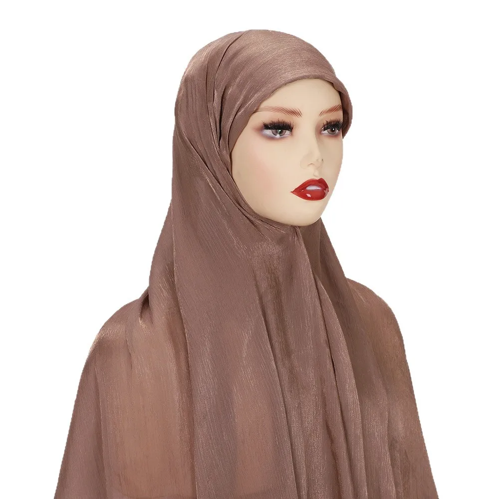 أميرا حجاب فوري من قطعة واحدة للسيدات المسلمات حجاب إسلامي شال عمامة لف باندانا عقال رمضان عيد أغطية الرأس Mujer #1