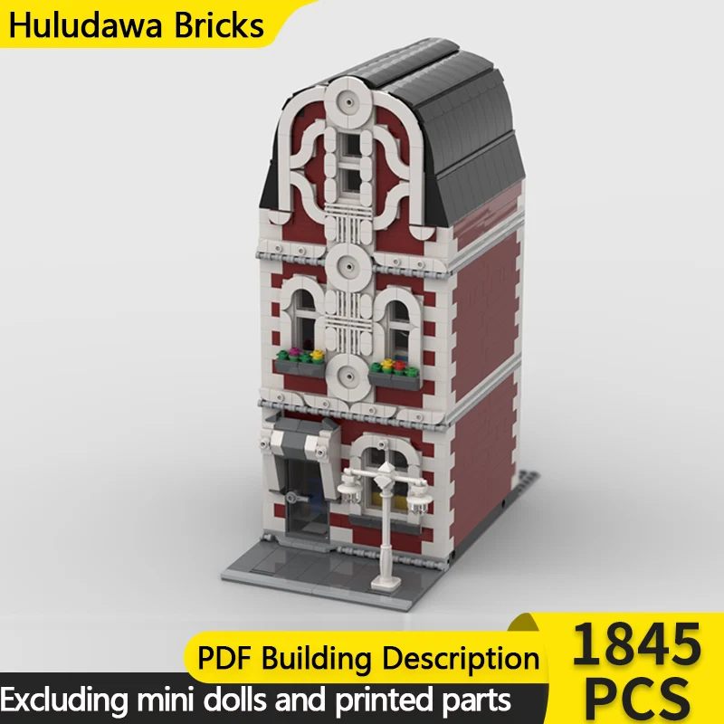 

Модель City Street View MOC, строительные кирпичи, стоматологическая медицинская клиника, модульная технология, детские праздничные подарки, сборные игрушки, костюм