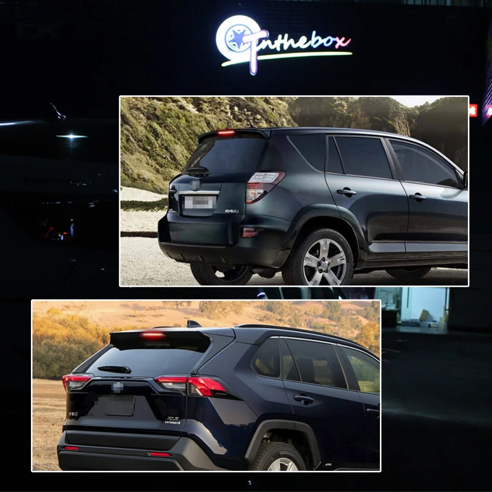 1PC For Toyota RAV4 Highlander Sequoia Corolla S Red LED Car Rear Center High Mount Third 3rd Brake Light Stop Light Assembly - Image 6