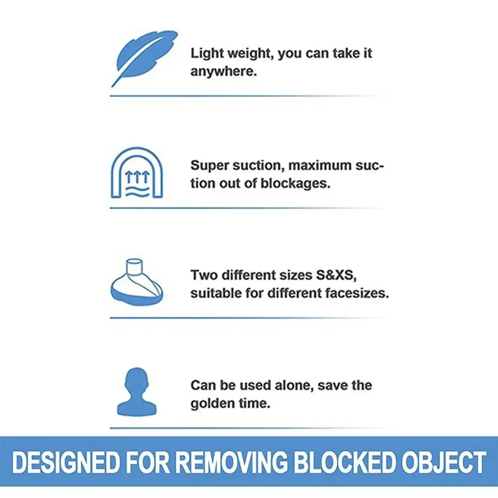 4PCS/3PCS Erste-Hilfe-Set Anti-Erstickung Erstickungs-Notfallgerät