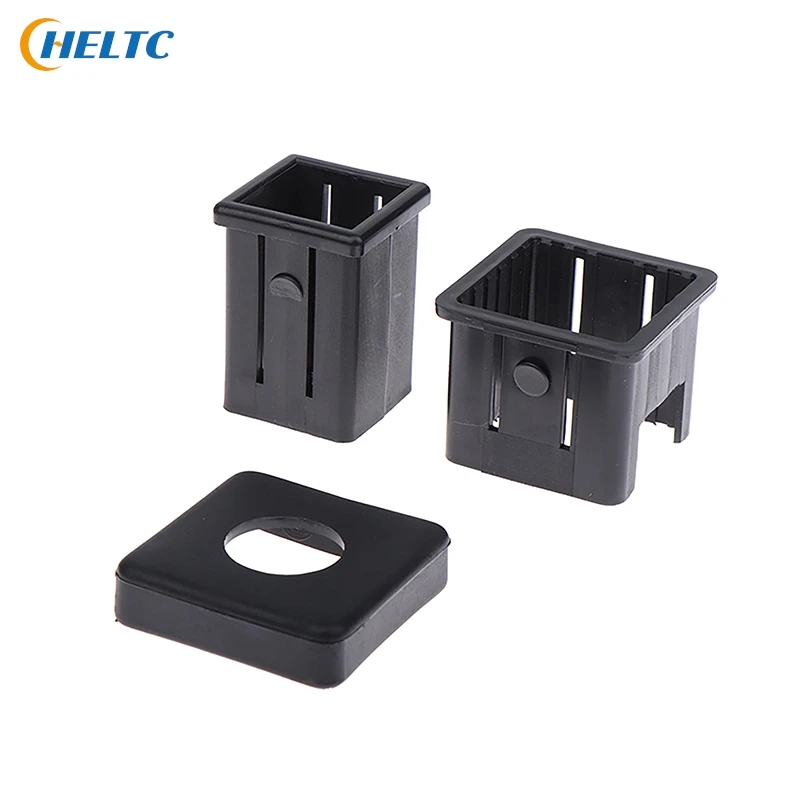 Black Square Tubing For Cover Tube Durable Chair Glide Insert Finishing Plugs Fitness Equipment Accessories Sliding Sleeve