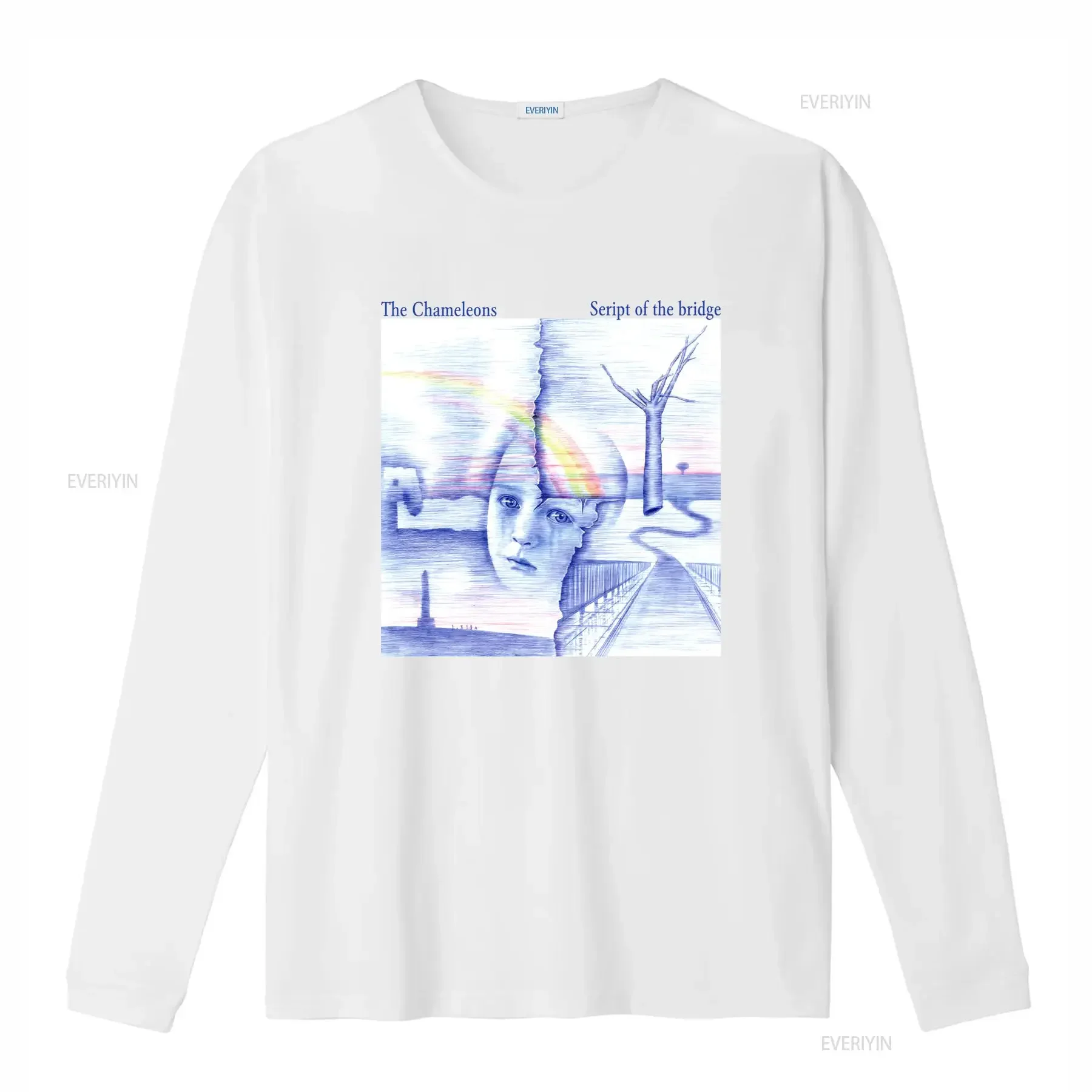 THE CHAMELEONS SCRIPT OF BRIDGE Artistic Design T Shirt For Fans S 5XL BI04_295 vintage Washed Soft designer clothes