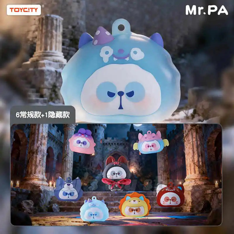 In Stock Mr.Pa Cartoon Earphone Case Blind Box Mini Portable Headphone Pouch Protective Bag Trendy Collectible Mystery Gift Doll
