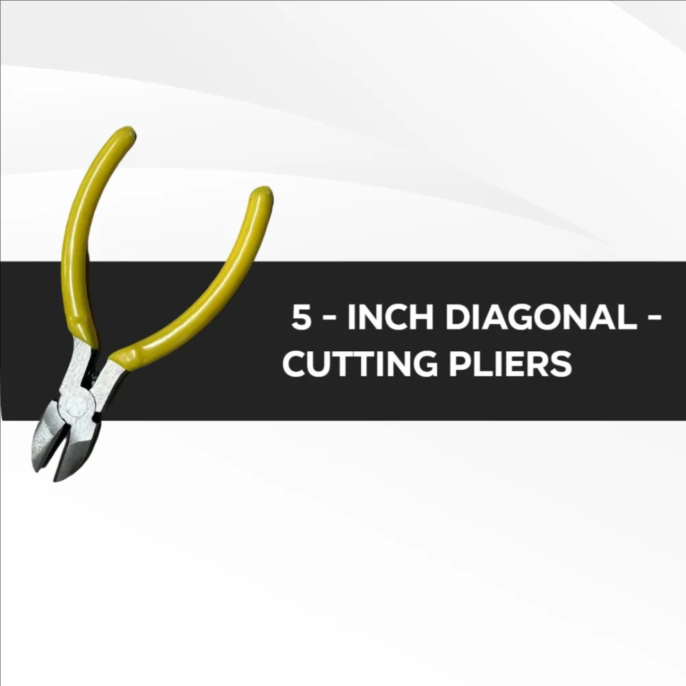 كماشة قطرية مقاس 5 بوصات - شفرات حادة، قطع دقيق، متينة للعمليات الدقيقة #2