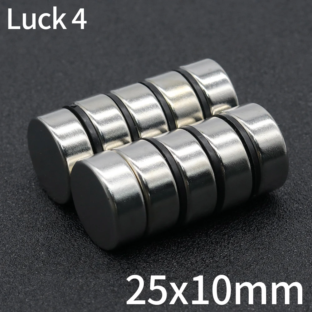 

1/2/5/10Pcs Round Magnet 25x10 Neodymium Magnet N35 25mm x 10mm Permanent NdFeB Super Strong Powerful Magnets imans