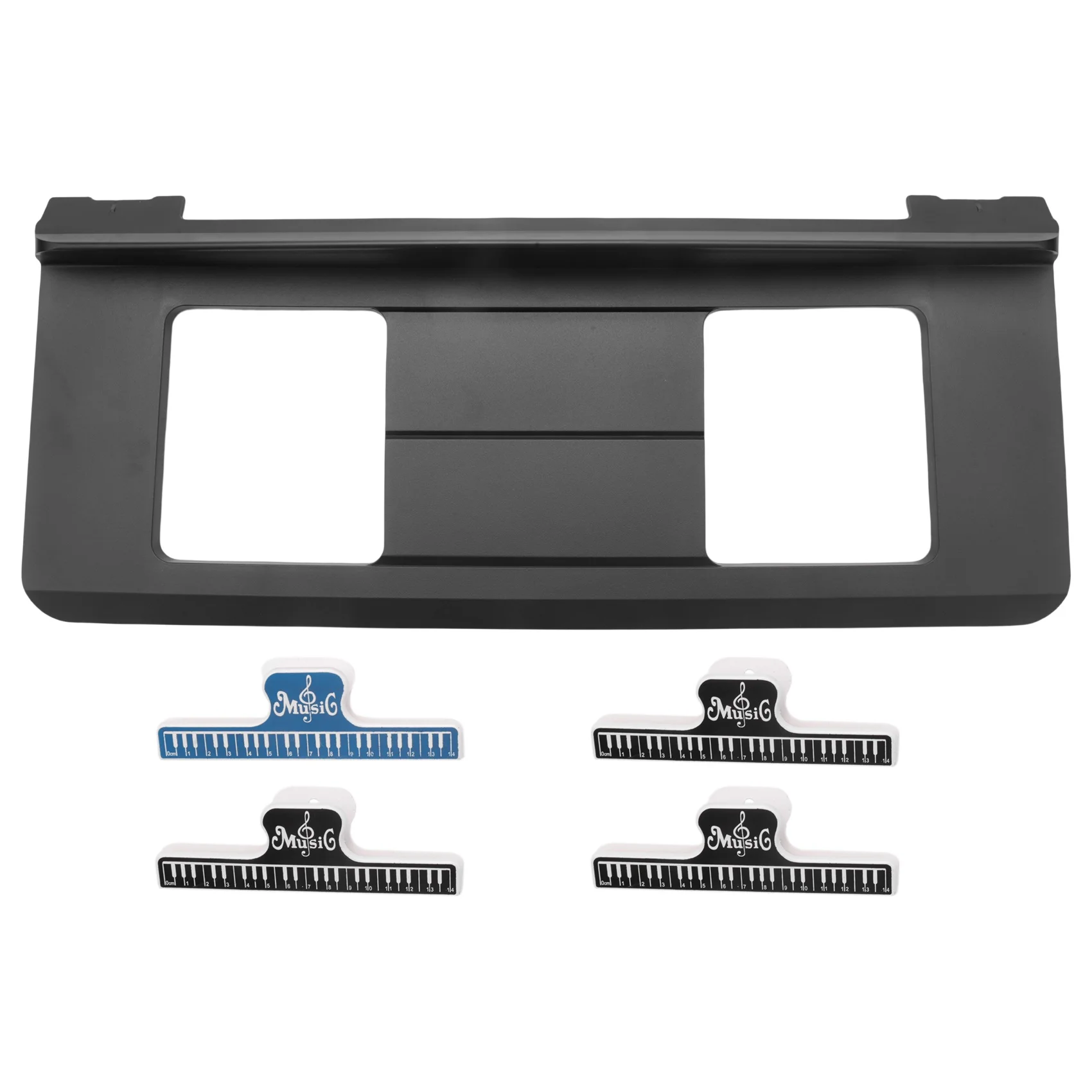 【CYBER MONDAY】Music Stand Compatible with Numerous for Models of Music Keyboard,Keyboard Stand Sheet Music with 4 Music Clip