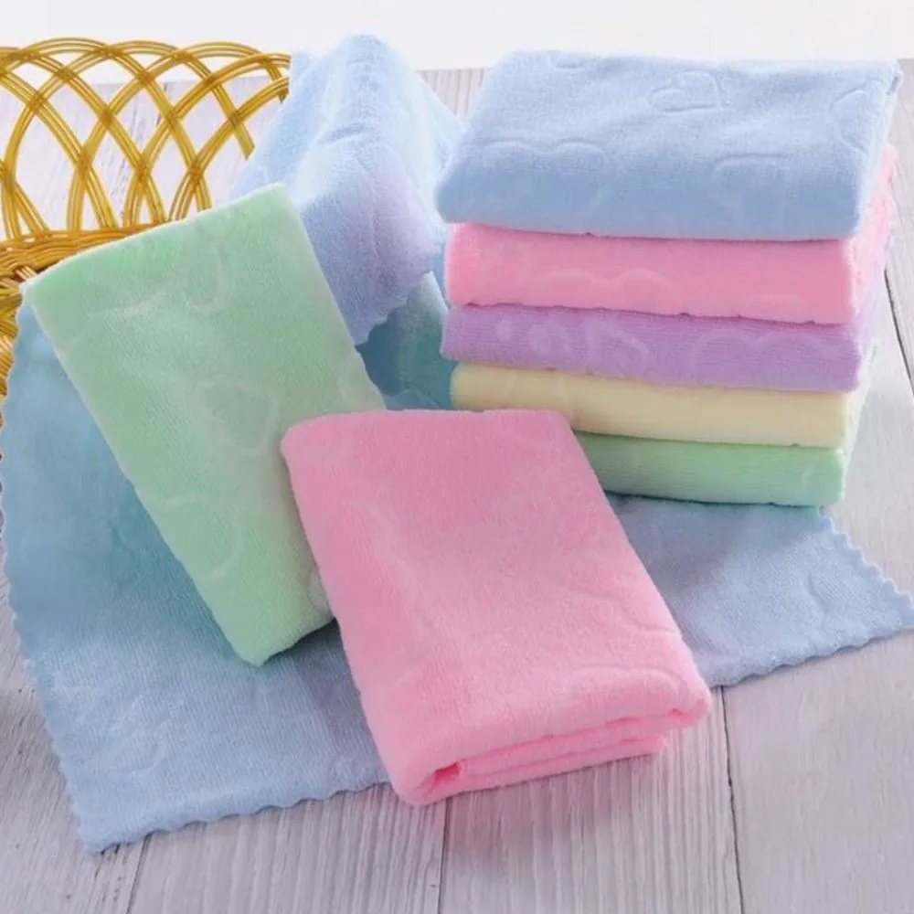 Durable Dry Body Bath Towels Microfiber Antibacterial Shower Cloth 30*70CM Bear Shape Soft Absorbent Towel Bath