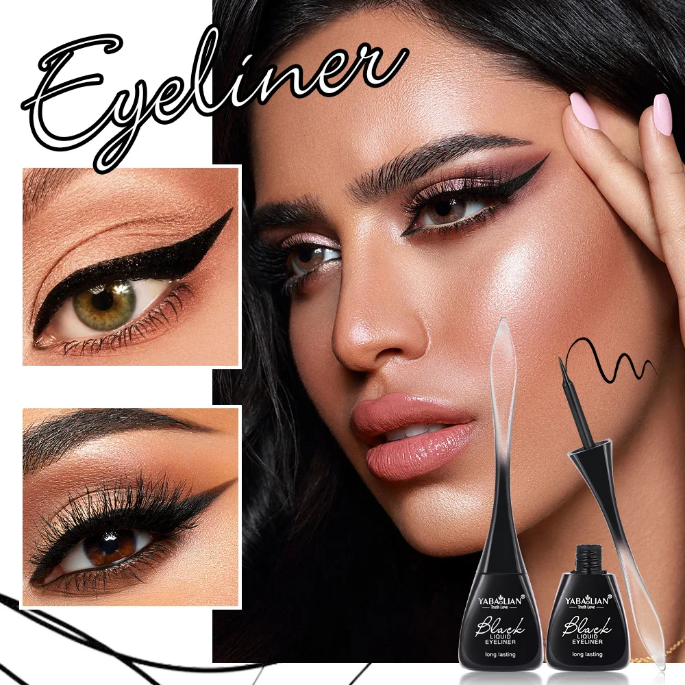Wasserfester Eyeliner-Stift, schnell trocknend, langlebig, ultrafeine Spitze für präzise Linien, wischfest, für den täglichen Gebrauch auf Partys