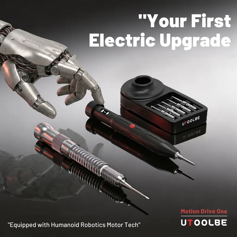 UTO0LBE DLS001 ONE Motion Drive Mini Precision Electric Screwdriver 300RPM Portable Power Screwdriver Set Electronic Repair Tool