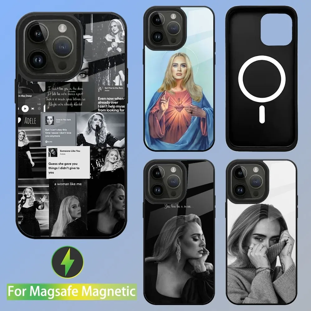 

Singer A-Adele Adkins Phone Case For iPhone 15,14,13,12,11,Plus,Pro,Max Mini Magsafe Magnetic Wireless Charging