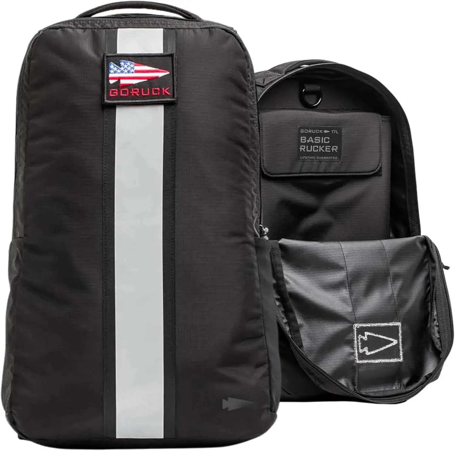 

17L Tactical Backpack - Durable MOLLE Daypack for Outdoor Hiking Training Travel Men Women Black