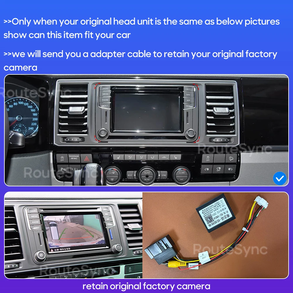 Android 16 2 Din Car Multimedia Player For Volkswagen Multivan 2015 - 2019 Carplay GPS Wifi Navigation Bluetooth Wireless 5G 4G