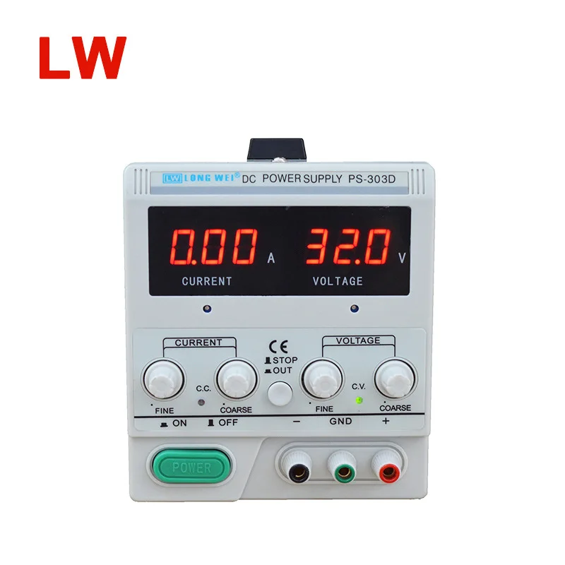 PS303D Longwei DC Stable Voltage Power Supply 30V3A Linear Electroplating Test Aging Power Supply