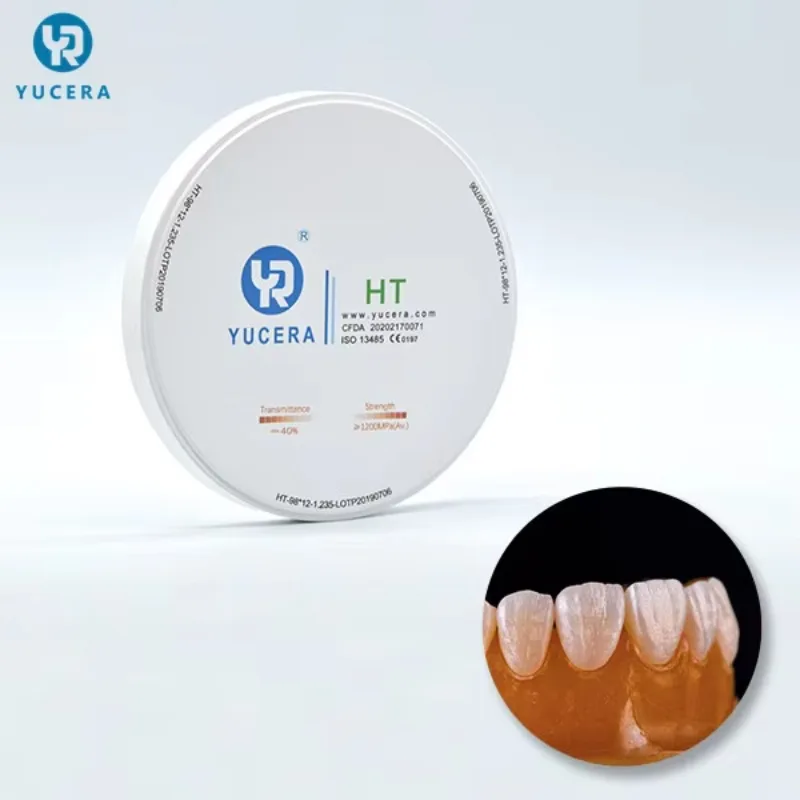 Picture 5: 98mm HT Zirconia Blocks High Strength CAD CAM Milling Discs for Full Contour Crowns Bridge Restoration
