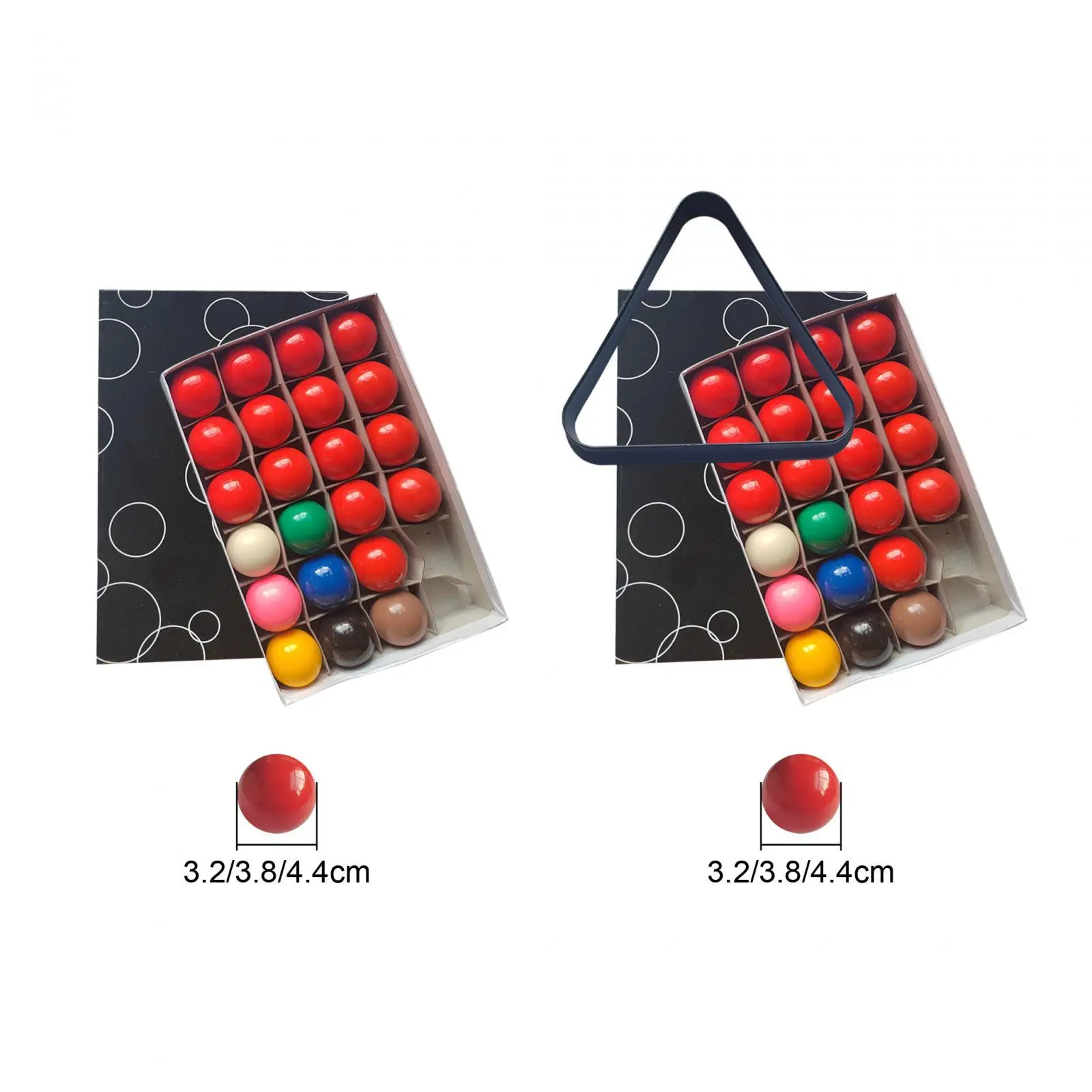 22 Pieces Mini Billiard Balls Set Gift for Indoor Recreational Sport Home