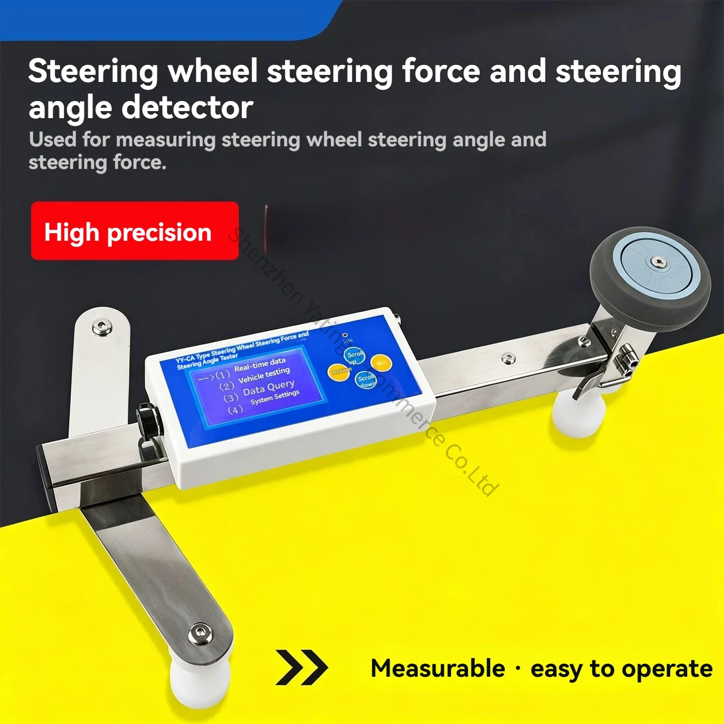 New Automobile Steering Parameter Tester YY-CA Motor Vehicle Steering Wheel Angle and Steering Force Tester