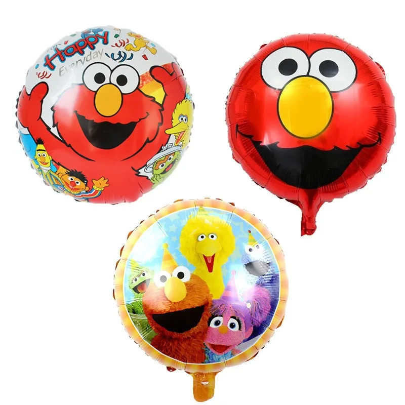 Pacchetto di palloncini a tema Sesame Street decorazione per feste di compleanno