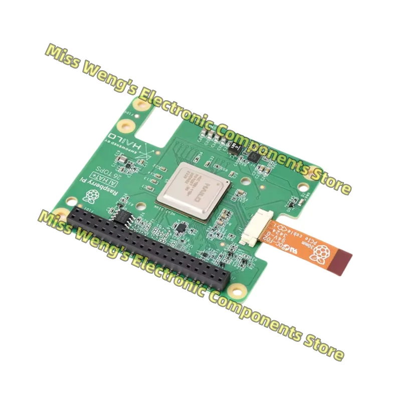 

Raspberry Pi AI HAT+ Плата расширения искусственного интеллекта 13/26 TOPS Плата расширения акселератора AI