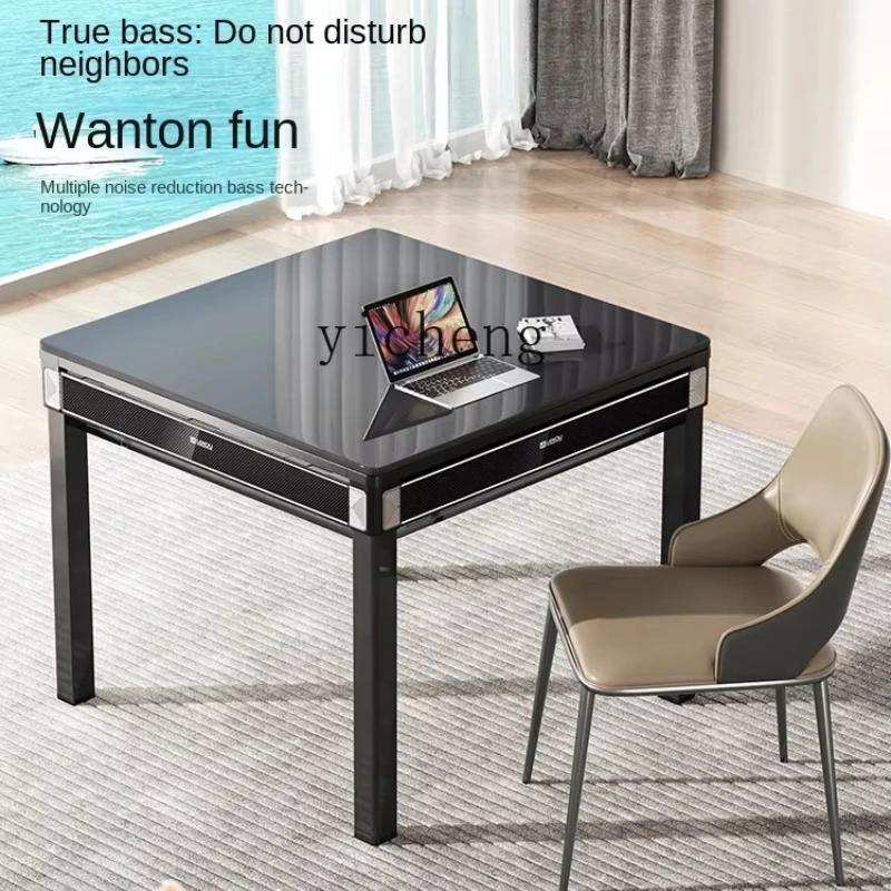 MJ-16  Automatic Mahjong Machine Household Mahjong Table Double-Use Electric Four-Port Machine Mute