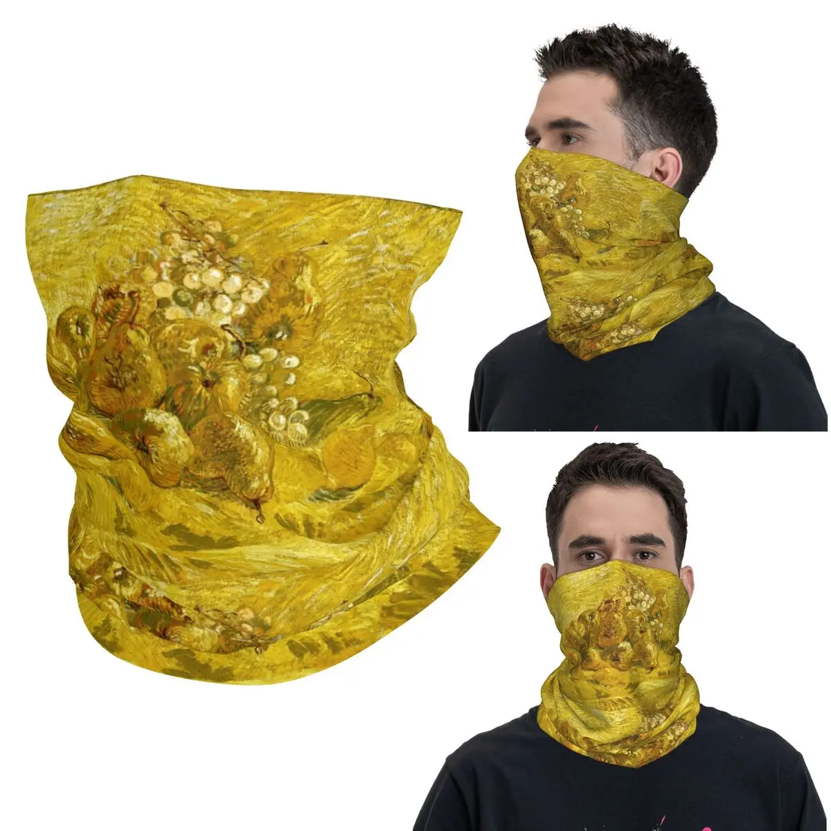 

Quinces Lemons Pears And Grapes от Vincent Van Gogh Бандана на шею Гетры с принтом Шарф Велосипедный шарф для мужчин, женщин и взрослых
