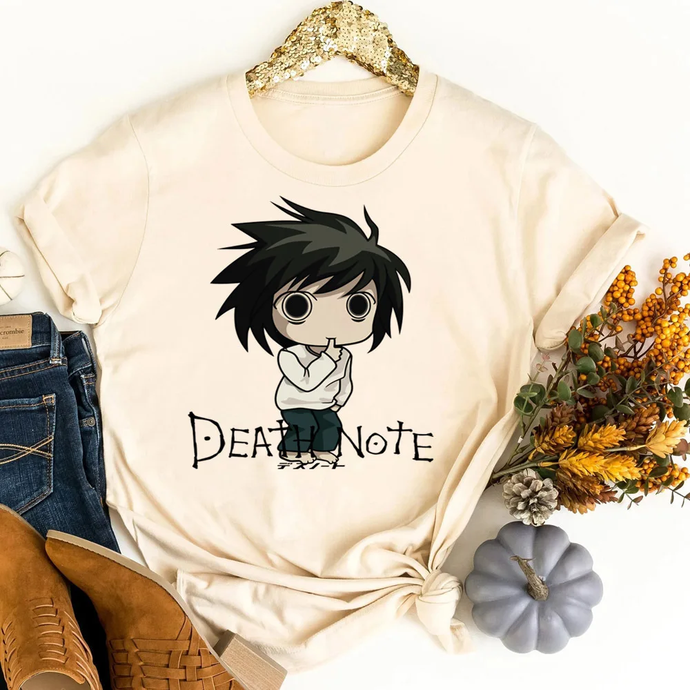 Death Note t shirt shoujo funny cheap japanese streetwear t shirt japan alternative  baddie Retro manga