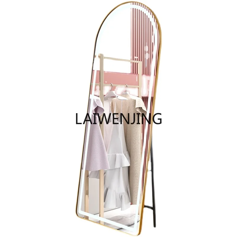 

HLZ intelligent full-length mirror clothing store high definition thin floor mirror household wall hanging dual-purpose