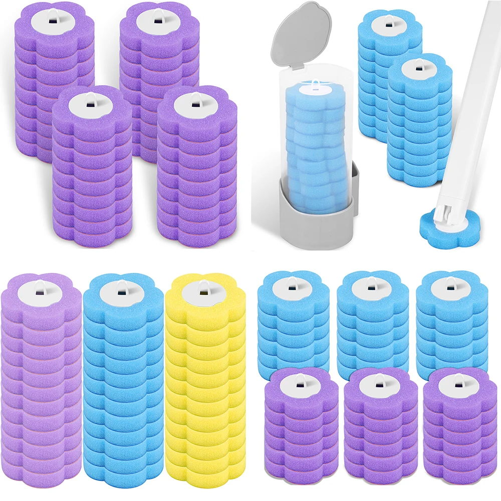 

Disposable Toilet Brush Cleaner With Long Handle Bathroom Cleaning Brush With Replaceable Brush Head Toilet Bathroom Accessories