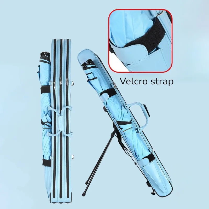 Large-capacity Fishing Tackle Bag Waterproof Portable Shoulders Three-layer Stand Storage Bag Lightweight Fishing Equipment