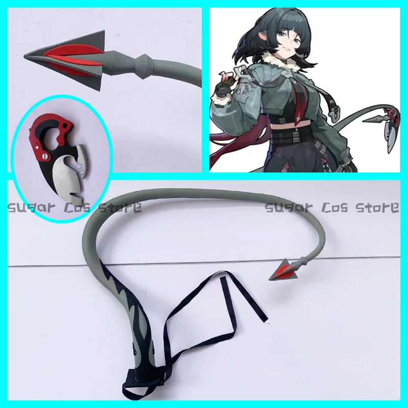 Zenless Zone ZERO Jane DOE COSPLAY PROP TAIL ZZZ อาวุธอาวุธวันฮาโลวีนปาร์ตี้เทศกาลคริสต์มาสอุปกรณ์เสริมคอสเพลย์สำหรับผู้หญิง