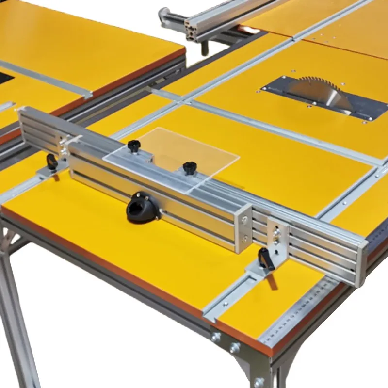 820mm Router    Fence Aluminium Heavy W/Dust Port Connection,T-tracks Sliding Brackets Miter Gauge Fence Woodworking Tool