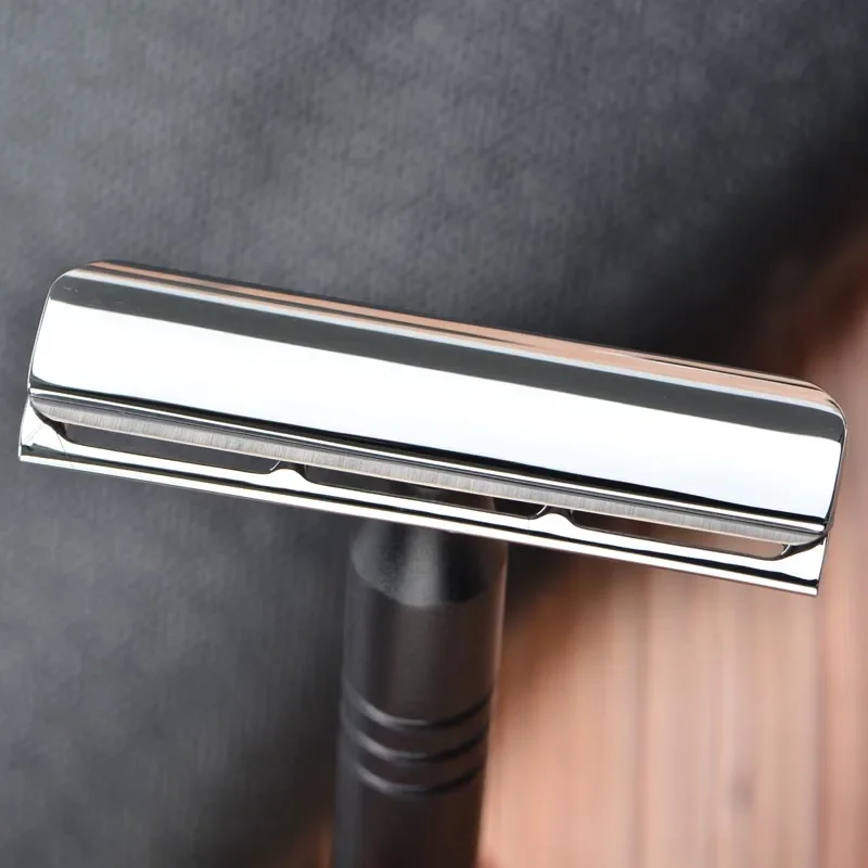 الكروم والأسود اللون مقبض ألمونيوم خفيفة الوزن شفرة التيار المتناوب Excalibur حافة واحدة رجالي الحلاقة السلامة الحلاقة YAQI